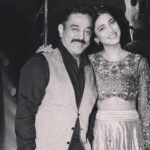 Shruti Haasan Instagram - Happy Father’s Day @ikamalhaasan You are the original rockstar. Your love for art,life and the search for truth and knowledge is inspiring. You’ve taught me to win gracefully and to lose fearlessly.you taught me that art can move us from the inside and the worlds around us. Most of all you’ve taught me that the search for my own truth is the toughest and most rewarding journey. You’re amazing Bapuji and I love you lots 💥
