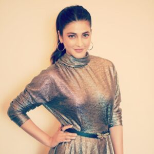 Shruti Haasan Instagram - Had such a fun evening @srmmilan the students were so full of energy and life ! Super positive 💛 makeup @dilshadukaji_mua 📷@arunprasath_photography