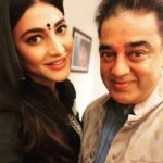 Shruti Haasan Instagram - Headed to a special evening to celebrate the maestro of music with @ikamalhaasan #music #celebration #75