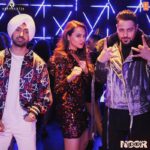 Sonakshi Sinha Instagram - Things went from drab to fab when #Noor met @badboyshah & @diljitdosanjh #MYLin2Days @noorthefilm @abundantiaent @tseries.official