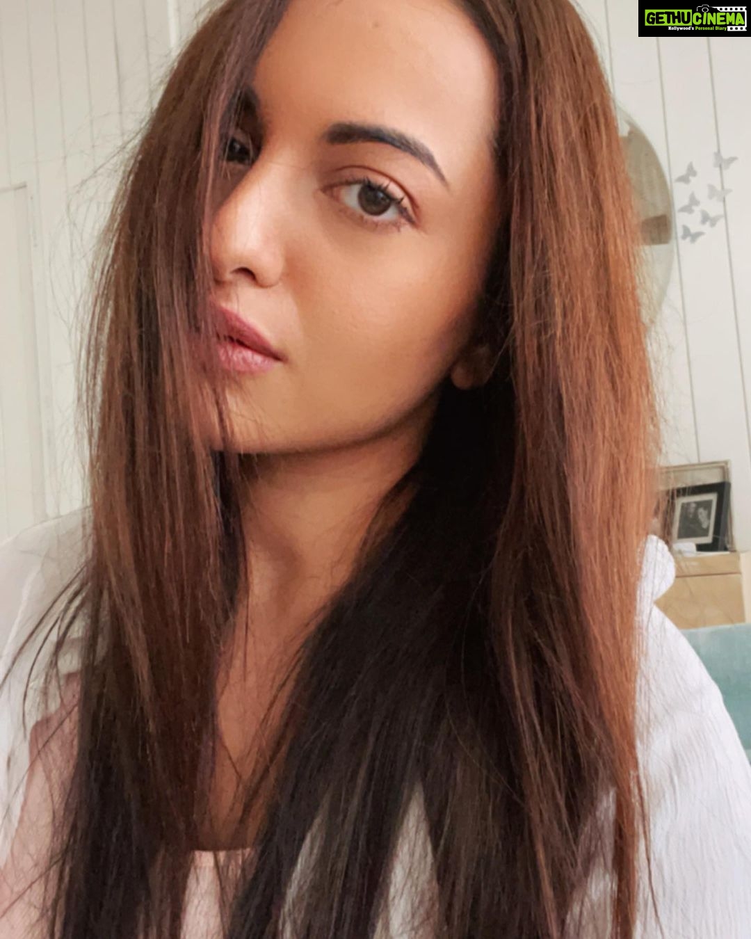 Sonakshi Sinha Instagram - One of the good things that happened during the lockdown was i started taking care of my skin. My moms go-to for a great complexion is… wait for it… GHEE!!! Well i tried it and it does work. My skin feels really supple and fresh all the time! What are some of your home remedies for your skin.. id love to know! Drop them in the comments!
