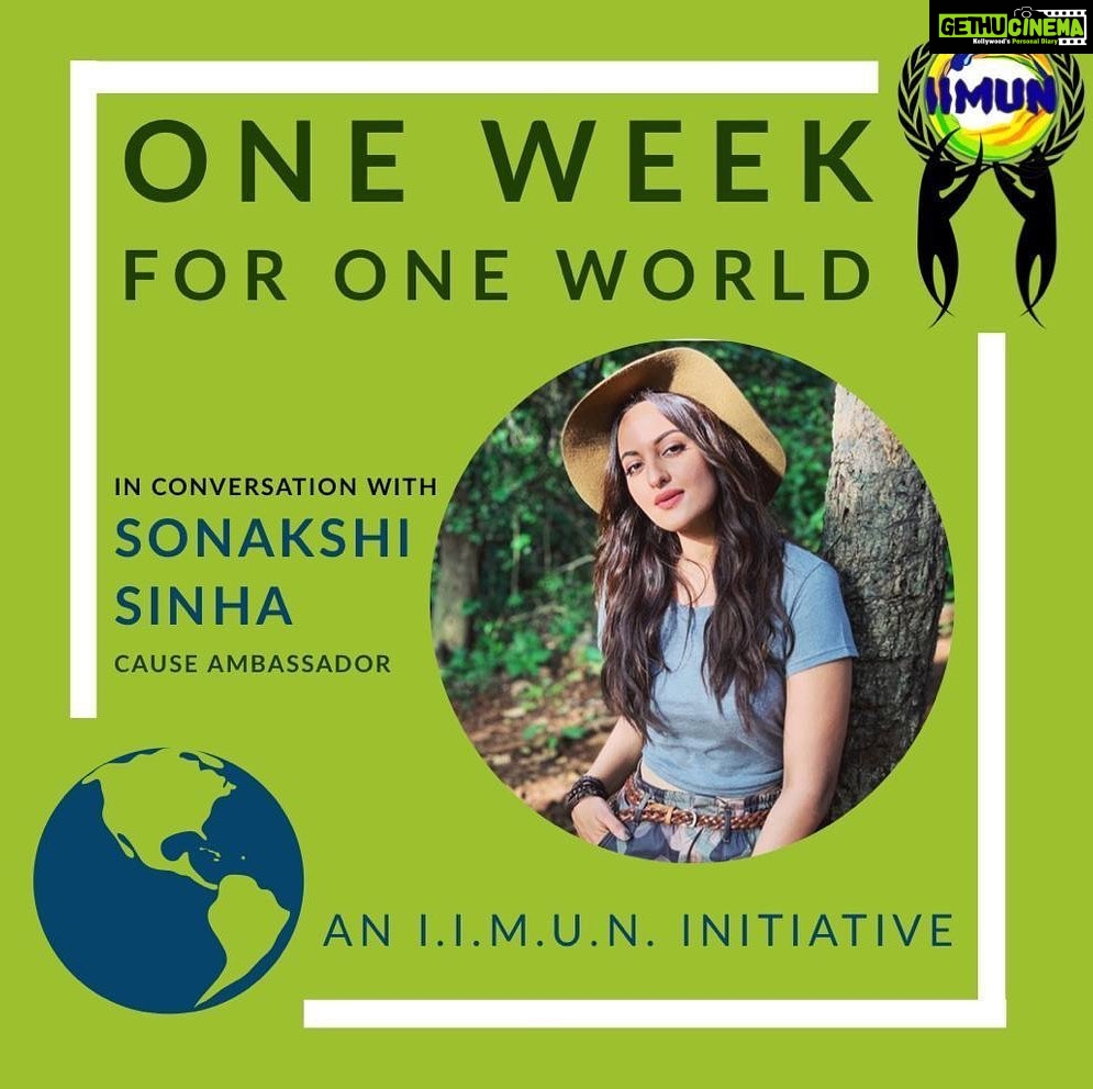Sonakshi Sinha Instagram - We are not the first species to inhabit the world and we won’t be the last ones, and there is unfortunately, no Planet B. If we can have a birthday week, a birthday month, why do we have only one day for Mother Earth? Why can’t we have a week for the environment? This World Environment Day- read our open letter to PM @narendramodi & @antonioguterres & Sign our petition ‘One Week for One World’! Let’s start preserving our planet today, for having the possibility of tomorrow! Link to petition is in my BIO, for more info go to @iimunofficial @rishabhshah2012 #oneweekforoneworld #iimun #worldenvironmentday