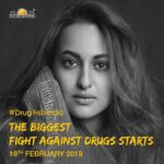 Sonakshi Sinha Instagram – I have joined the fight for a #drugfreeindia along with @srisriravishankar and @artofliving Join us in saying NO to drugs and help save lives!