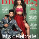 Sonakshi Sinha Instagram - Tis the season to celebrate! Slaying with style and @vickykaushal09 on this months edition of @bridestodayin! Shot by the fabulous @signe_vilstrup, beauty by @mehakoberoi and hair by @themadhurinakhale ❤️