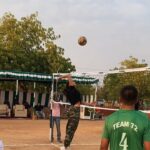 Sonakshi Sinha Instagram – Volleying some with the soldiers!!! Thanks @ndtv for this amazing opportunity! #sportsgirlforlife #volleyball #jaijawaan #bhuj