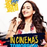 Sonakshi Sinha Instagram - Our happy little film is yours tomorrow! Its one that i am proud of, and i truly believe will spread loads of happiness! Enjoy!!! #happyphirrbhagjayegi @aanandlrai @mudassar_as_is @dianapenty @jassie.gill @jimmysheirgill @alifazal9 #piyushmishra @sohailsen @erosnow @krishikalulla @cypplofficial