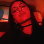 Sonakshi Sinha Instagram – The 70’s called, they want their glasses back. Too bad im keepin em’. #aviatorgirl #retrovibes #redalert #brakelightselfie