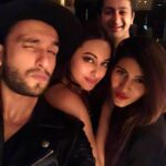 Sonakshi Sinha Instagram - Who needs a filter when baba @ranveersingh finds the best lit spot to click selfies in 😂 #aboutlastnight #itwaslit