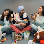 Sonam Bajwa Instagram - Honsla Rakh releasing 15th October 🤍🤍 Advance booking open now @diljitdosanjh @shehnaazgill @iamshindagrewal_ @thindmotionfilms @amarjitsaron @bal_deo