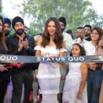 Sonam Bajwa Instagram - Had a great time yesterday at the store launch of fashion brand @statusquoindia in Ludhiana. Do check out their collection! #SQIndia