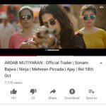 Sonam Bajwa Instagram - Trailer is out now... ARDAB MUTIYARAN releasing worldwide 18th October. Shower your love on ‘Babbu Bains’ and our trailer... ❤️❤️ Te je trailer changga lagge te share jaroor kardeyo 💋