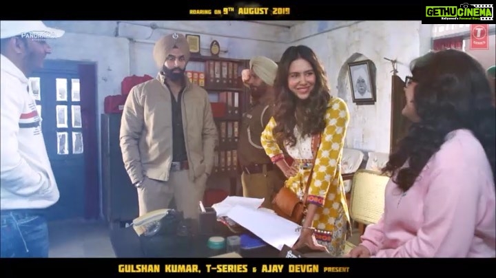 Sonam Bajwa Instagram - Love and laughter 💐... Some behind the scenes for y’all Singham 9th August