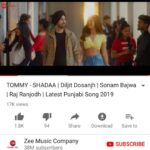 Sonam Bajwa Instagram - Lakk tere patle vaste baniyan Tommy diyan jean’an ni .. #Tommy song with @diljitdosanjh from #Shaada out now, see exclusive on @9xTashanofficial @pitaaratv @diljitdosanjh @rajranjodhji @jslsingh @jagdeepsidhu3 @aandaadvisors @bratfilmsofficial @zeemusiccompany @atulbhalla78 @amitbhalla79 @anurag_singh_films @amanthegill @thepawangill @anuragbedii