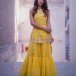 Sonam Bajwa Instagram - From yesterday’s promotions for Gudiyaan Patole.... Outfit - @sukritiandaakritiofficial Ring - @motifsbysurbhididwania Styled by - @rochelledsa & @anishagandhi3 HMU @bhagya.vaid