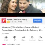 Sonam Bajwa Instagram – Mohabbat song is out now….. 💕
#GuddiyanPatole #8th March