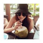 Sonam Kapoor Instagram – Beat the heat with some refreshing coconut water🥥 #TGIF