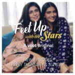 Sonam Kapoor Instagram – Watch Anaita ask me some seriously squirm worthy questions, uncut and uncensored on Feet Up with the Stars. 🙈 Only on Voot. 
@Voot
@anaitashroffadajania 
#FeetUpWithTheStars