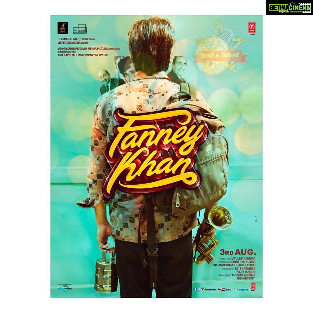 Sonam Kapoor Instagram - Yay! The first look of Fanney Khan is finally out and it looks amaze! ππππΌπΊ @anilskapoor Catch the teaser on June 26th! #FanneyKhan