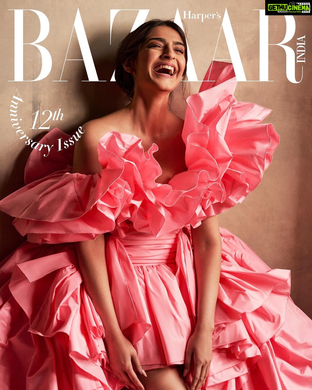 Sonam Kapoor Instagram - #Bazaarturns12 @bazaarindia Digital Editor: Nandini Bhalla (@nandinibhalla ) Photographs by: Damian Foxe (@damianfoxe ) Styled by: Elad Bitton (@mrbitton ) Hair: Dayaruci (@dayaruci ) at @thewallgroup Make-up: Maria Asadi (@official_maria_asadi ) Stylist’s assistant: Rachel Allen Actor’s Reputation Management: @media.raindrop U.K. publicist : @chandnimodha_ Post production : @loveretouch Outfit : @giambattistavalliparis
