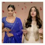 Sonam Kapoor Instagram - #Repost @idivaofficial: 💁🏻‍♀💁🏻‍♀ . . . Taking a break from #Harrykishaddi to being you SDG FT @vdwthefilm @sonamkapoor and @kushakapila #southdelhigirls @abujanisandeepkhosla @sidtytler @jeanclaudebiguineindia