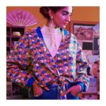 Sonam Kapoor Instagram - It’s always game on when our ‘Checks with a twist’ Jacket is inspired by the ultimate 80s board game - Snakes And Ladders. 🐍🎲 Check out the entire collection on @amazonfashionin and @shoppers_stop! #80sCollection #NoRhesonICant #80sFashion @wearerheson @rheakapoor