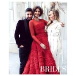 Sonam Kapoor Instagram - Ralph and Russo are by far one of my favourite designers and I’ve been lucky enough to wear some of their best creations! Love you guys so much! ❤ @tamararalph @michaelrusso1 In @ralphandrusso for the cover of @bridestodayin Editor: @nupurmehta18 Fashion editor: @ayeshaaminnigam Fashion assistant: @shauryaathley Photographer: @msjuliakennedy HMU for Sonam: @namratasoni assisted by @ksavijoshi Productions: @arcreativeagency #BridesTodayIn #IDOANDHOW #newbeginnings #februaryissue2018 #twocovers