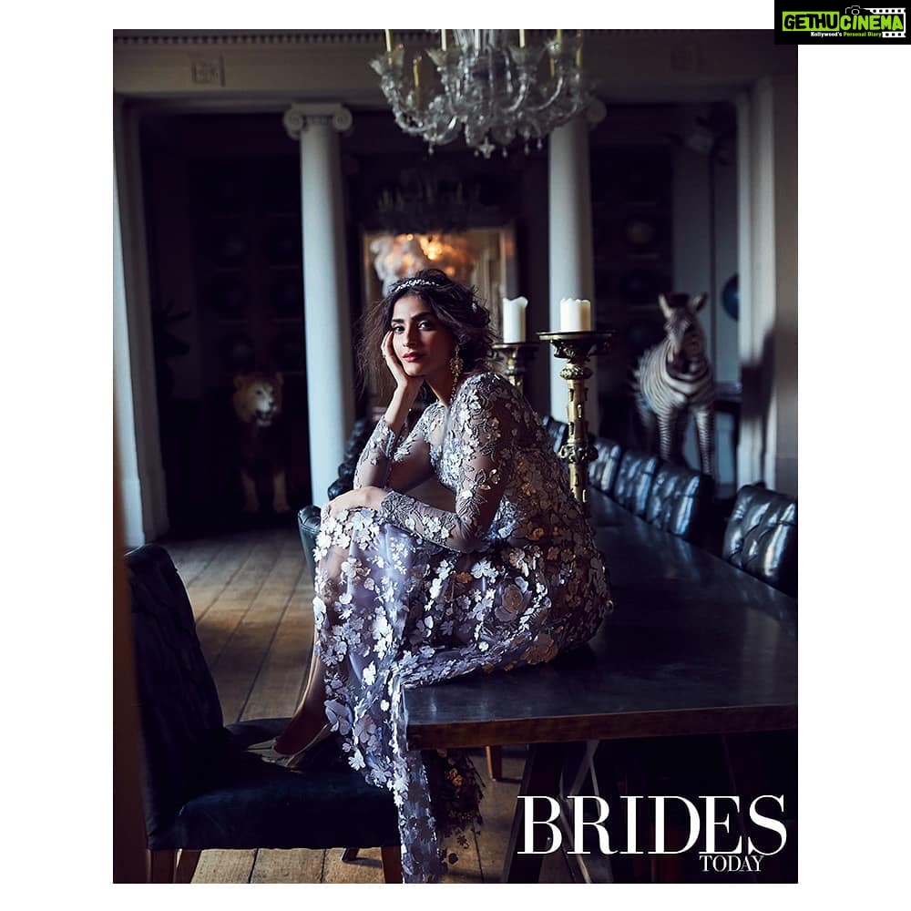 Sonam Kapoor Instagram - In @ralphandrusso for the cover of @bridestodayin Editor: @nupurmehta18 Fashion editor: @ayeshaaminnigam Fashion assistant: @shauryaathley Photographer: @msjuliakennedy HMU for Sonam: @namratasoni assisted by @ksavijoshi Productions: @arcreativeagency #BridesTodayIn #IDOANDHOW #newbeginnings #februaryissue2018 #twocovers