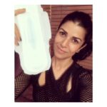 Sonam Kapoor Instagram - #Repost @nimratofficial ・・・ Privileged to be among the bleak 18% bracket who can afford something every girl should be able to. Wishing upon a future for these wings for one and all. Here’s my no inhibitions #Padfie, challenge very gladly accepted @nishkalulla! Yes that’s a pad in my hand and there’s nothing to be ashamed of. It’s natural. Period. A big shout out to @twinklerkhanna and @akshaykumar for making this taboo no more. Huge feat for the power of cinema...may this time of this month forever be etched in history. Best of luck @akshaykumar @sonamkapoor @radhikaofficial !!