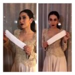 Sonam Kapoor Instagram - #Repost @therealkarismakapoor ・・・ Hey @madhuridixitnene accepting ur challenge ! @sonamkapoor this is for you 😁👍🏻 Yes , that’s a pad in my hand and there’s nothing to be ashamed about.. it’s natural! Period. #padmanchallange Copy, paste this and challenge your friends to take a photo with a pad ! I’m challenging @ranveersingh @nasrindsouza @poonamdamania @ishita1987
