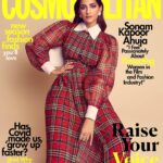 Sonam Kapoor Instagram - A round well plaid 😉 Excited to be Cosmo’s cover girl for their 24th anniversary print issue. What a fun shoot this was. Congratulations, team 😍 Editor: Nandini Bhalla (@nandinibhalla ) Photograph: Carla Guler (@carlaguler ) Fashion Editor: Zunaili Malik (@zunailimalik ) Stylist: Jennifer Michalski-Bray (@jennifer.michalski.bray.style ) Earrings, Nardi Verezia (@nardivenezia ) Dress, Emilia Wickstead (@emiliawickstead ) at My Wardrobe HQ; heels, Rene Caovilla (@renecaovilla ) ; rings, Repossi (@repossi ) Make-Up: Maria Asadi (@official_maria_asadi ) Hair: Aamir Naveed (@aamirnaveedhair ) Fashion Assistants: Kayleigh Dennis (@kayleighdennis ) and Manveen Guliani (@manveenguliani ) Location Courtesy: The AllBright Mayfair, London (@allbright ) Media Director: Raindrop Media (@media.raindrop )