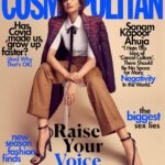 Sonam Kapoor Instagram - Those who dream, do. Those who do, conquer. Excited to be Cosmo’s cover girl for their 24th anniversary print issue. What a fun shoot this was. Congratulations, team 😍 Editor: Nandini Bhalla (@nandinibhalla ) Photograph: Carla Guler (@carlaguler ) Fashion Editor: Zunaili Malik (@zunailimalik ) Stylist: Jennifer Michalski-Bray (@jennifer.michalski.bray.style ) Blazer, Barbara Bui (@barbarabuiofficial ); Top, Bora Aksu (@bora_aksu ); Trousers, Erdem (@erdem ); Heels Versace (@versace ) ; earrings Susan Foster (@susanfoster ) Jewellery; rings, Ashley Clarke (@astleyclarke ) Make-Up: Maria Asadi (@Official_Maria_Asadi) Hair: Aamir Naveed (@AamirNaveedHair) Fashion Assistants: Kayleigh Dennis (@KayleighDennis) and Manveen Guliani (@ManveenGuliani) Location Courtesy: The AllBright Mayfair, London (@AllBright) Media Director: Raindrop Media (@Media.Raindrop)