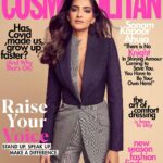 Sonam Kapoor Instagram - Don’t wait for a knight in shining armour. Be your own hero, write your own story. Excited to be on Cosmopolitan for their 24th anniversary print issue. What a fun shoot this was. Congratulations, team 😍 Editor: Nandini Bhalla (@nandinibhalla ) Photograph: Carla Guler (@carlaguler ) Fashion Editor: Zunaili Malik (@zunailimalik ) Stylist: Jennifer Michalski-Bray (@jennifer.michalski.bray.style ) Pant-suit: Alexander McQueen (@alexandermcqueen ) Rings: David Morris (@davidmorrisjeweller ) Make-Up: Maria Asadi (@official_maria_asadi ) Hair: Aamir Naveed (@aamirnaveedhair ) Fashion Assistants: Kayleigh Dennis (@kayleigh.dennise ) and Manveen Guliani (@manveenguliani ) Location Courtesy: The AllBright Mayfair, London (@allbright ) Media Director: Raindrop Media (@media.raindrop )