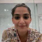 Sonam Kapoor Instagram – My evening skincare routine!
I like to double cleanse, so I start with applying @skinesis ultimate cleanse to take the day off, which I remove with a wet @simplynam.beauty cleansing towel, then I use @mzskinofficial cleanse and clarify to wash everything off. 
I hydrate my delicate eye area with @drlancerrx night legacy eye treatment.
I moisturise my face with @furtunaskin replenishing balm and end with a simple chapstick for my lips!