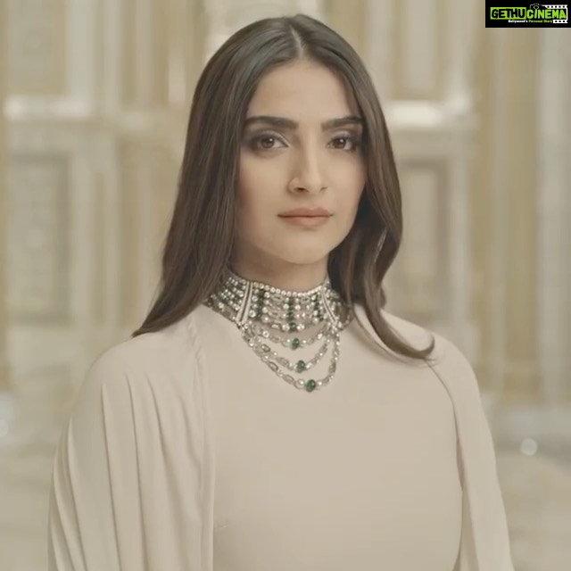 Sonam Kapoor Instagram - So Proud to be the face Of the Jannah collection by Bvlgari created by Her Highness Sheikha Fatima bint Hazza bin Zayed Al Nahyan of the ruling United Arab Emirates Royal Family & Bulgari the Jannah Collection is the embodiment of both Bvlgari and Her Highness’s joyful and passionate love for life and devotion to heritage. @Bulgari #HighJewelry #Jannah #FromRomeToAbuDhabi