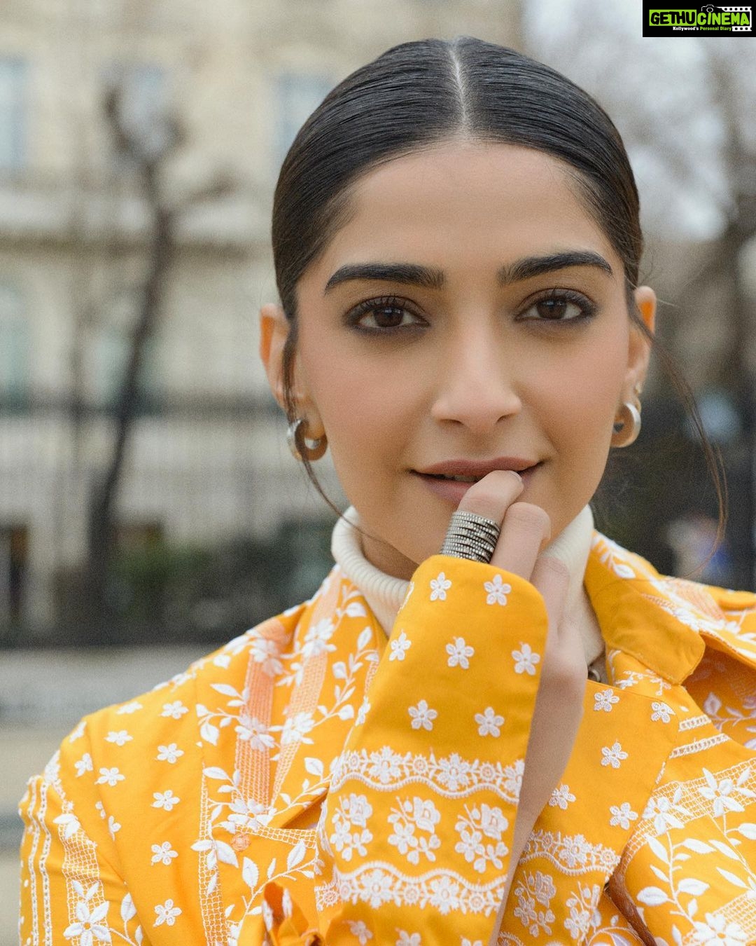 Sonam Kapoor Instagram - An outspoken soliloquy of dreams Outfit: @erdem Bag by: @demellierlondon Makeup: @gangamakeup Hair: @aamirnaveedhair Styled by: @rheakapoor Assisted by: @spacemuffin27 @vani2790 @manishamelwani @sanyakapoor @ria.kothari Photographed by: @thehouseofpixels