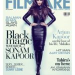 Sonam Kapoor Instagram - I love this cover!!!! For @filmfare styled for the first time by the adorable @mohitrai in @tomford and @oscartiye 💄 by @artinayar 💇‍♀️ by @bbhiral shot by the amazing Suresh Natrajan