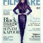 Sonam Kapoor Instagram – I love this cover!!!! For @filmfare styled for the first time by the adorable @mohitrai in @tomford and @oscartiye 💄 by @artinayar 💇‍♀️ by @bbhiral shot by the amazing Suresh Natrajan