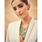 Sonam Kapoor Instagram - I’m looking at you.. In a custom @ralphandrusso couture tuxedo Jewellery by @chopard 👠 by @jimmychoo Styled by @rheakapoor Assisted by @manishamelwani & @vani2790 Hair by @bbhiral Make up by @artinayar 📸: @thehouseofpixels #chopardparfums #festivaldecannes #cannes2019 #SonamAtCannes