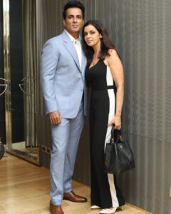 Sonu Sood Instagram - Many many happy returns of the day Janu..Thank you for completing my life. Thank you for being a pillar of strength, my bestest friend, a listener, an inspiration. Love you loads…..always ❤️ @sonalisood04
