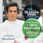 Sonu Sood Instagram - नया साल, नई उम्मीदें नई नौकरी के अवसर.... और उन अवसरों को आपके करीब लाते, नए हम। प्रवासी रोज़गार अब है गुडवर्कर। आज ही गुडवर्कर एप्लिकेशन को डाउनलोड करें और बेहतर कल की उम्मीद करें GoodWorker App Link in bio, Download Now !! #AbIndiaBanegaKaamyaab #GoodWorker #NaukriPaanaHuaAasaan @goodworkerind