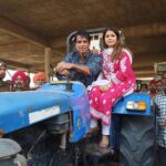 Sonu Sood Instagram - Mera Punjab 🚜 Tractor ride with my sister @malvika_sachar ❤️