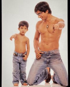 Sonu Sood Instagram - Happy birthday my hero❤️ @eshaansoood . Finally I have someone who’s going to give me competition in fitness 😂