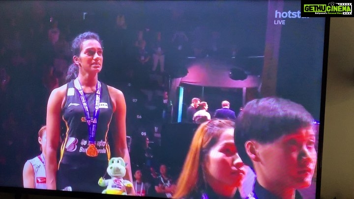 Sonu Sood Instagram - History is made ✌️Such a proud moment for our country. So proud of you my friend. ❤️. @pvsindhu1 #bwfbadminton