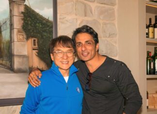 Sonu Sood Instagram - 💙🖤Some bonds are for life❤️ thank u bro #jackiechan n #stanleytong for the lovely dinner. Was great catching up again after so long 💙🖤Love u always .. n yes all set for KUNGFU-YOGA-2 #dubai
