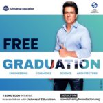 Sonu Sood Instagram - Happy to launch FREE GRADUATION COURSES across streams. Lets EMPOWER the youth of INDIA🇮🇳 @ucoekaman @vvucmalad @lordsuniversalcollegegoregaon Details on soodcharityfoundation.org @Sood_Charity_Foundation🇮🇳