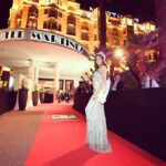Srinidhi Ramesh Shetty Instagram - Red Carpet #cannesdiaries #miptv2017 #mipmarkets #Cannes 😊 Outfit by @rsbyrippiisethi Styled by @triparnam #MissSupranational2016 #SrinidhiShetty 😊 Hotel Martinez