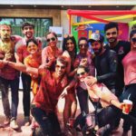 Srinidhi Ramesh Shetty Instagram - The craziest bunch 😇🙌 👯 Thank you so much for this amazing holi #TOI @vineetjain12 🙌 #lotsoflove #happyholi #colors #lifeisbeautiful #MissSupranational2016 #SrinidhiShetty 💗 Sun N Sand Hotel