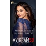 Srinidhi Ramesh Shetty Instagram - Here it is 💃 Excited to be part of #ChiyaanVikram58 😍 Thank you @aj_gnanamuthu and @lalit_sevenscr #SevenScreenStudio for this wonderful opportunity 🙏🏻 Blessed to be working with Vikram Sir and AR Rahman muscial 💥 Super thrilled 💥 Looking forward to join the team 😍💃 #Vikram58 #Tamil #NewBeginnings 💥