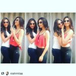 Srinidhi Ramesh Shetty Instagram – Roshhhh 😘 😘 😘 #bts #gioeyewears 👓

#Repost @roshmitaa with @repostapp
・・・
One of the kindest and cheerful girls I’ve come across! Absolutely love her 💕 @srinidhi_shetty #reunion 😘