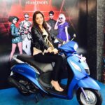 Srinidhi Ramesh Shetty Instagram – Fascinofy the world with Fascino 💖🤗 #yamaha #fascino #coolcobalt #fascinofy #myfavouritecolor #cantwaittorideit 💖